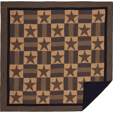 Teton Star Queen Quilt 90Wx90L VHC Brands - The Fox Decor